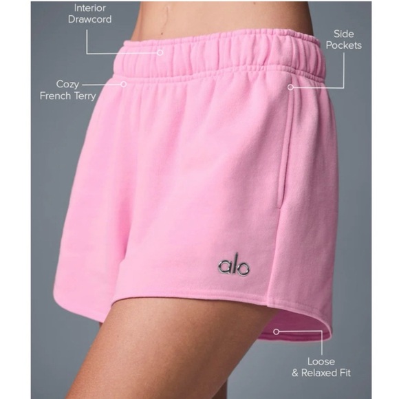 Alo Accolade Short Sweet Pink NWT - Picture 3 of 4